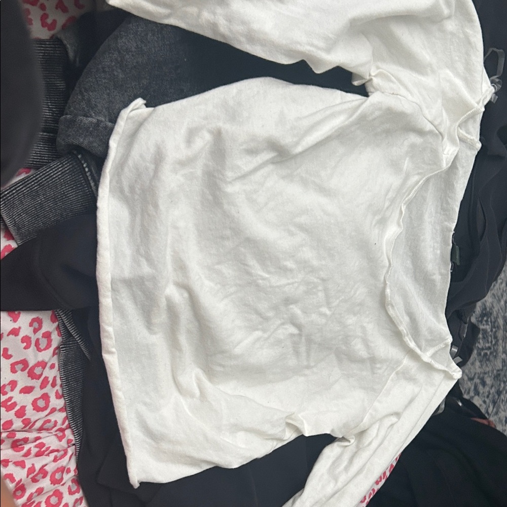 Wild Fable White Crop Top